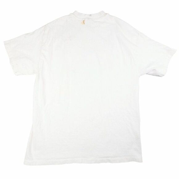 Vintage Kiki Suarez T Shirt Mens Size Large White 90s Art Tee Earth Made In USA - Picture 5 of 9